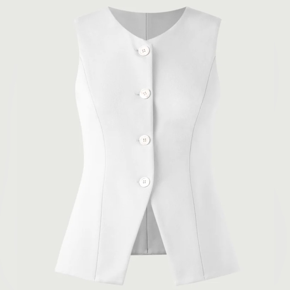 OGL Longline Button-Down Waistcoat